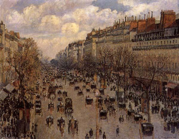 Camille Pissarro Boulevard Montaartre France oil painting art
